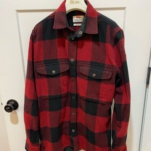 Fjallraven Medium Red Canada Shirt Flannel